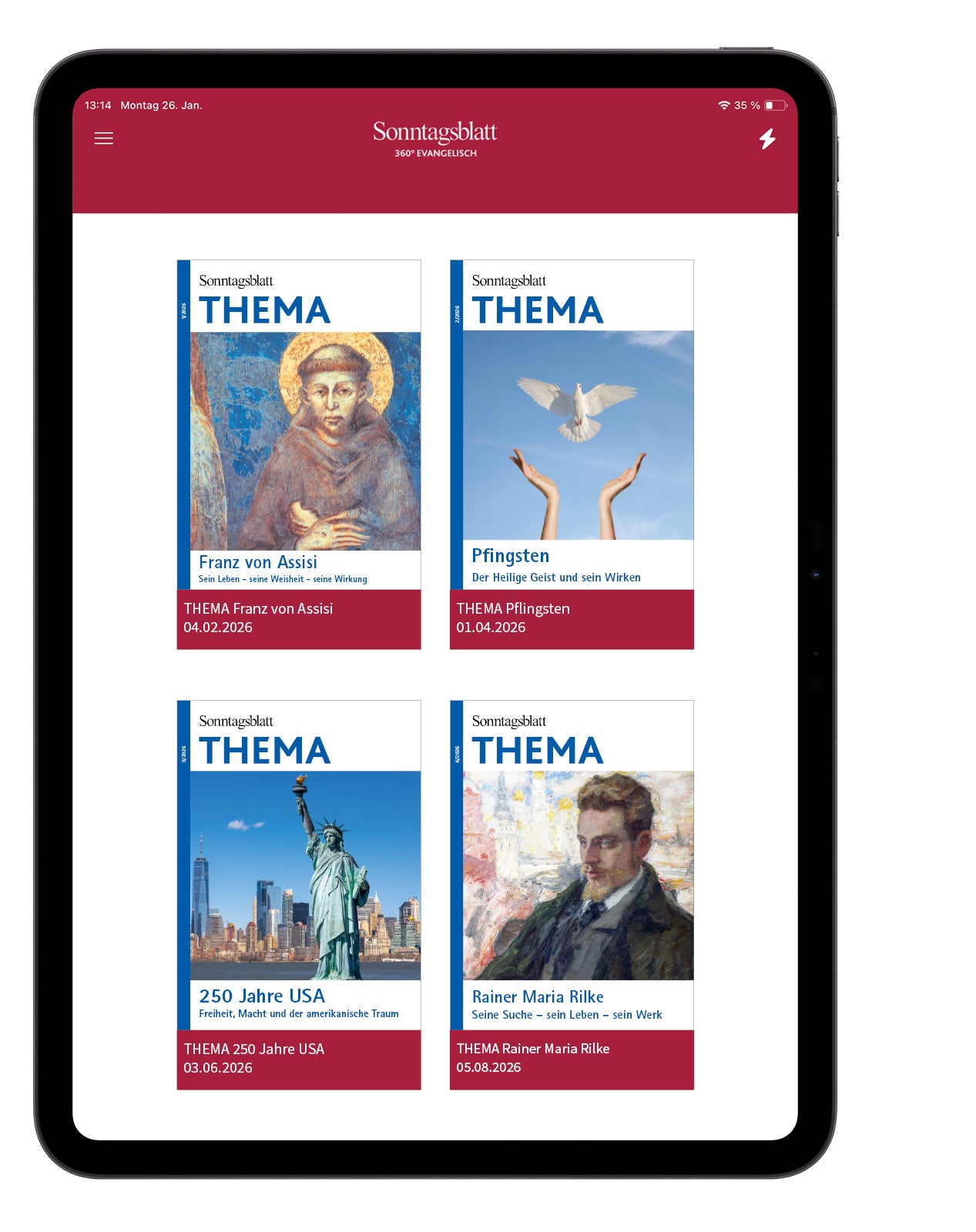 Digitales THEMA-Magazin Abo