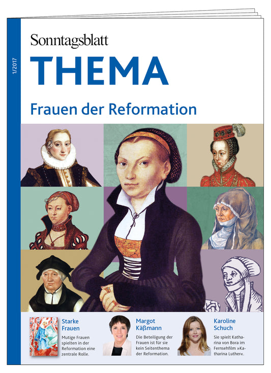 Cover des THEMA-Magazins Frauen der Reformation.