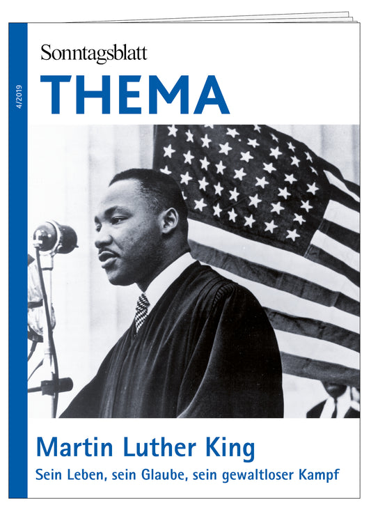 Cover des THEMA-Magazins Martin Luther King.